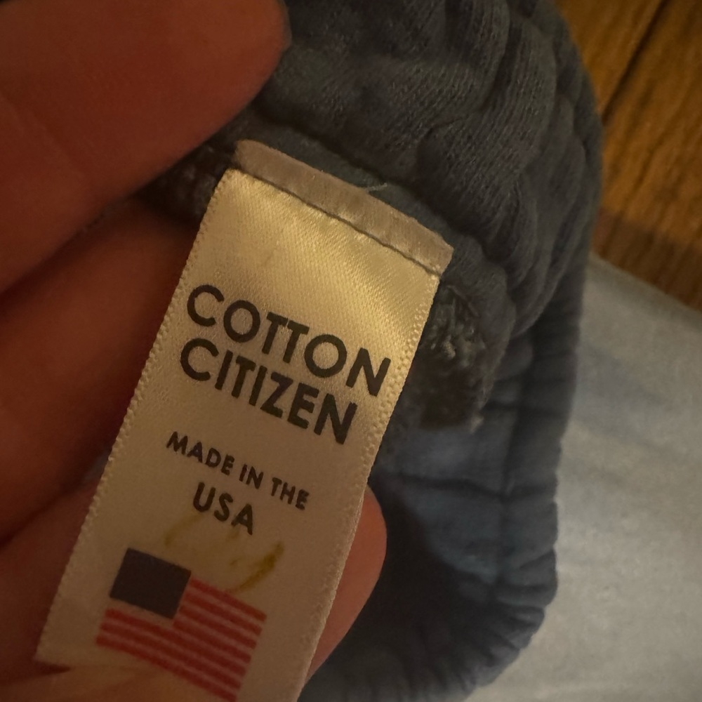 Cotton Citizen Blue Joggers Women's Size Small - Picture 3 of 5